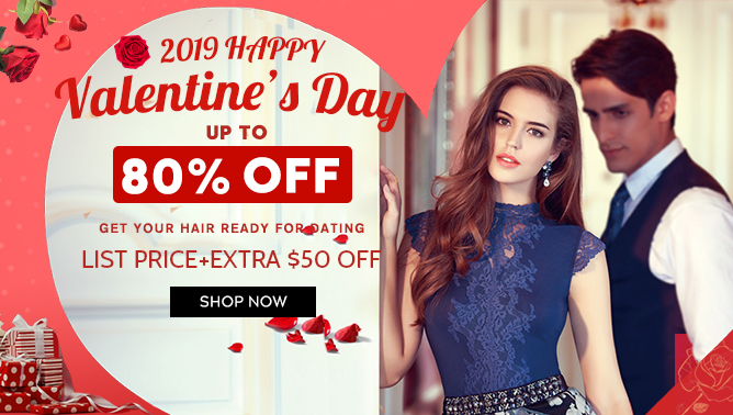 2019 Valentine's Day Hair Extensions Sale Event