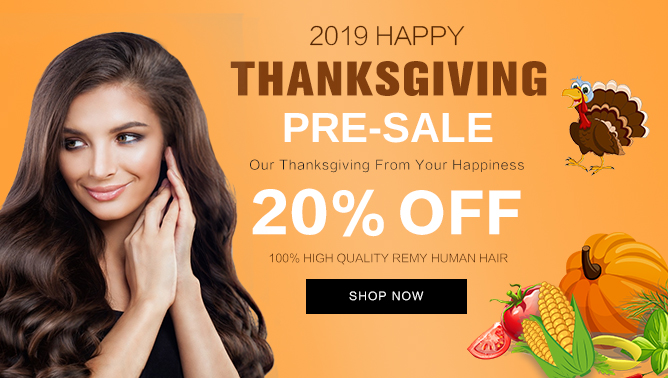 2019 Hair Extensions Thanksgiving Sale Event