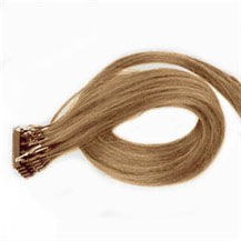 26 inches #16 Golden Blonde 25S 6D Human Hair Extensions