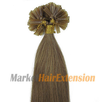 28 inches Golden Brown (#12) 100S Nail Tip Human Hair Extensions