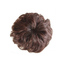 Bun Hair Piece Extension Synthetic Hairpiece Updo Deep Chestnut Brown 1 Piece