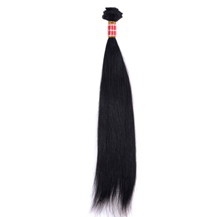 18 inches Natural Black (#1b) Straight Peruvian Virgin Hair Weft