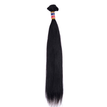 18 inches Natural Black (#1b) Straight Thailand Virgin Hair Weft