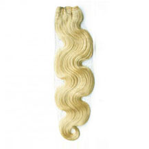 16 inches White Blonde (#60) Body Wave Indian Remy Hair Wefts