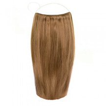 18 inches 50g Human Hair Secret Hair Extensions Golden Brown (#12)