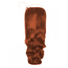 18 inches Human Hair Secret Extensions Wavy Dark Auburn (#33)